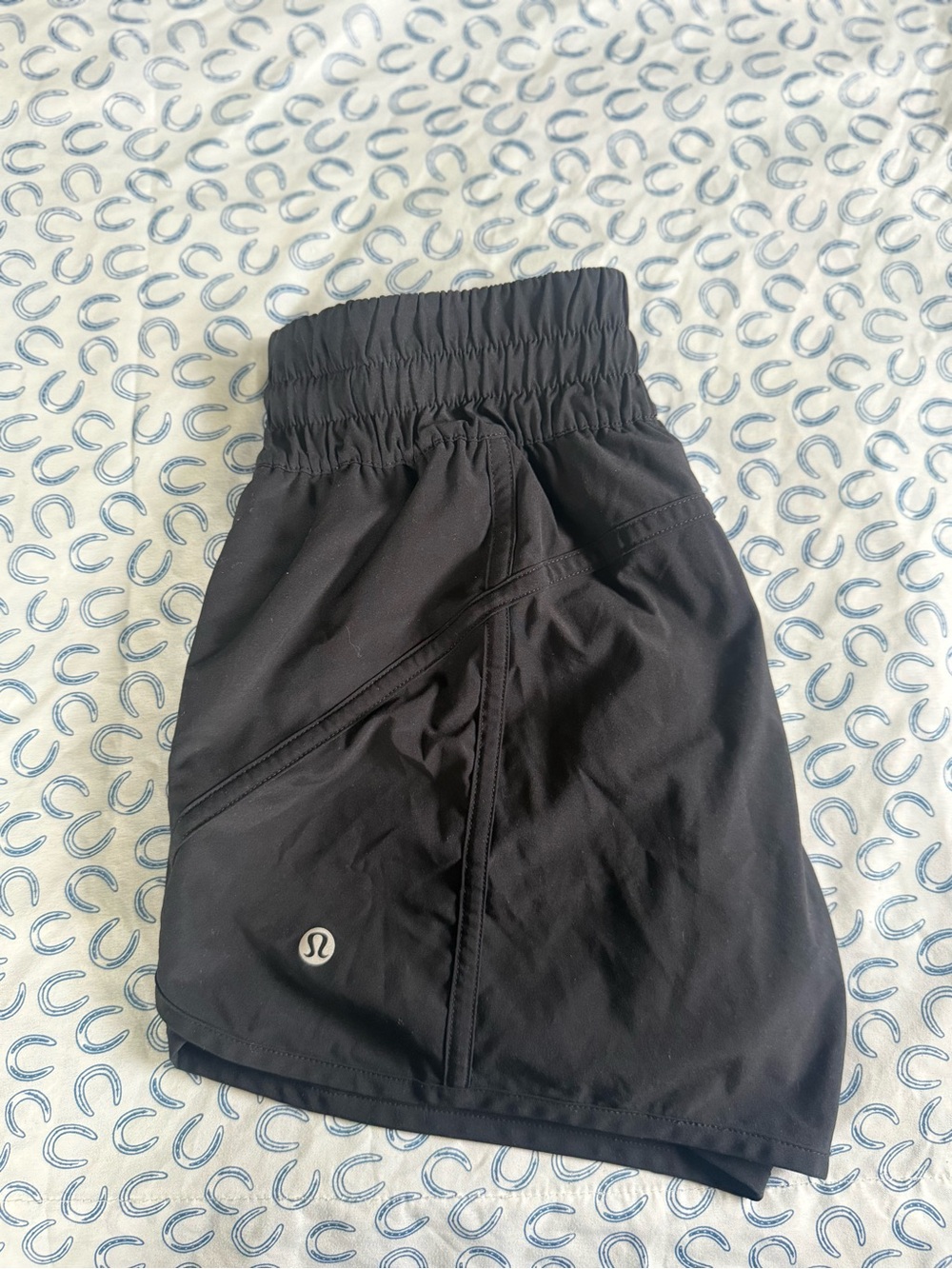 Lululemon Black Athletic Shorts with Elastic Waist